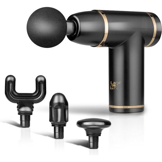 Lafe Massage gun / Massage apparaat met 4 Opzetstukken en 8 standen