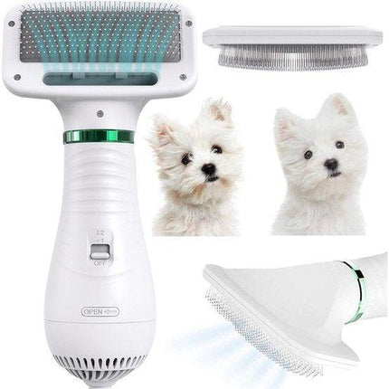 Borstel en Droger 2 in 1 voor Honden - Dierenverzorging