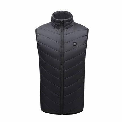Manta Verwarmd Vest Met 4 Verwarmingszones Maat L - Elektrisch Vest Zwart Wintersport Outdoor - 35-60°C - MKG01