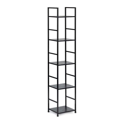 Modern Home industriële loft stijl boekenkast met 5 planken - 144,5 x 23,5 x 29 cm -  Bruin