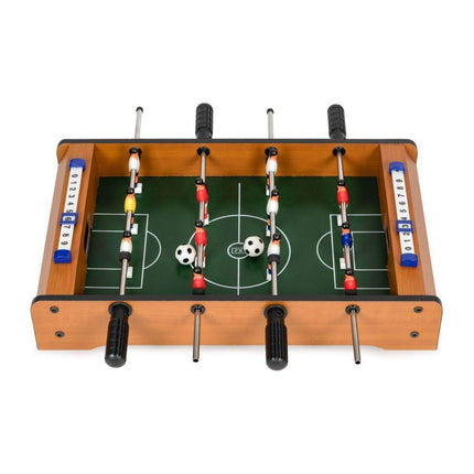 Houten Mini Tafelvoetbalspel Voor Kinderen - Tafelvoetbal Spel - Voetbal Tafel - Mini Voetbaltafel - Kleine Voetbal Tafel - 50,5 x 30,5 x 9,5 cm