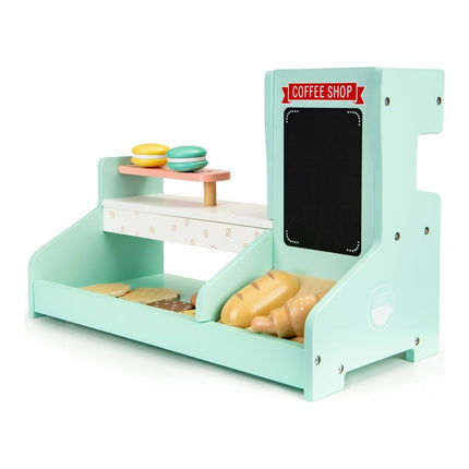 Ecotoys houten speelgoed koffie- & patisserie winkel 42,5 x 20 x 28 cm