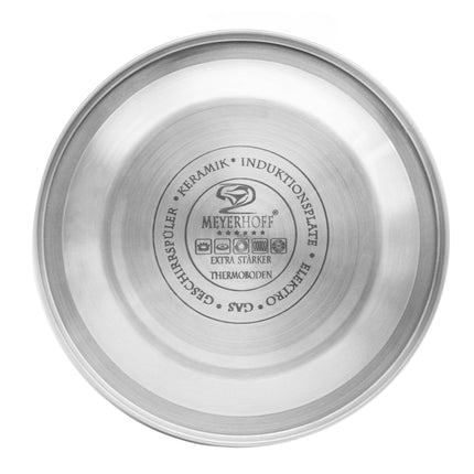 Meyerhoff RVS waterketel 2 liter MH-4327C  – Voor inductie en gas – Zonder fluit – Opklapbaar handvat – Zilver design