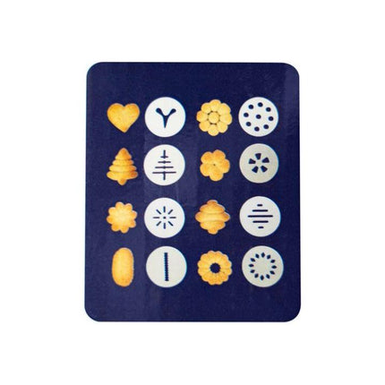 Meyerhoff 2 in 1 Koekjespers en Taartdecoratie Spuit – Inclusief 15 Vervangbare Tips – Voor Koekjesvormen & Gebakdecoratie – RVS & Kunststof – Zwart/Zilver