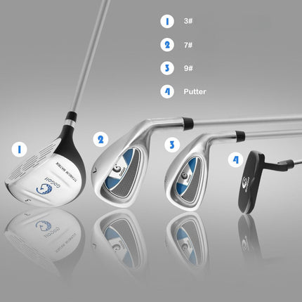 Trendmix Junior 5-Delige Golfclub Set Inclusief tas en Golfclubs – Junior Golfclubs - Golf Set Voor Kinderen In De Leeftijd Van 8-10 Blauw
