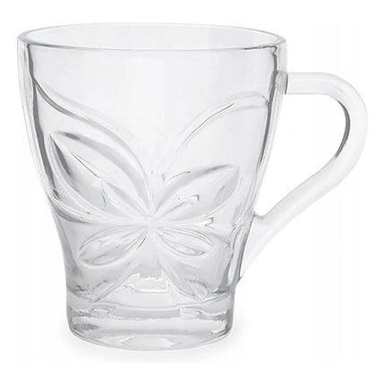 Tragar Kwiat Theeglazen Set van 6 Bloem Motief 280 ml