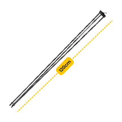 Meyerhoff Driepoot Standaard 120 cm – Stalen Ketelhouder met Ketting – Opvouwbaar – Voor Hongaarse Ketels & Kampvuur Koken – Buiten Kookstatief