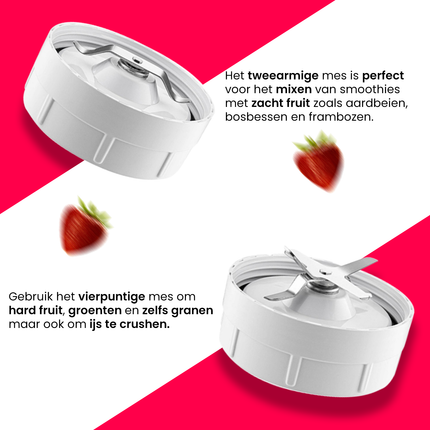 2de kansje Botti Vitalis nutri blender smoothie to go 1000W wit