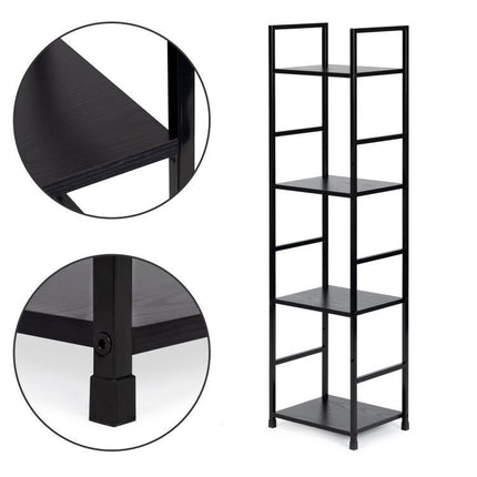 Modern Home industriële loft stijl boekenkast met 4 planken - 113 x 29 x 23,5 cm -  Bruin