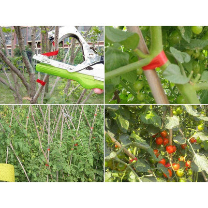 Plantenbindmachine – Plantentang voor Tomaten, Klimplanten en Wijnranken – Inclusief Tape en Nietjes – Tuintapener
