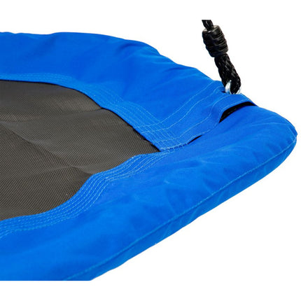 Nestschommel zeshoek buitenspeelgoed 100 cm blauw tot 100kg voor kinderen en volwassenen