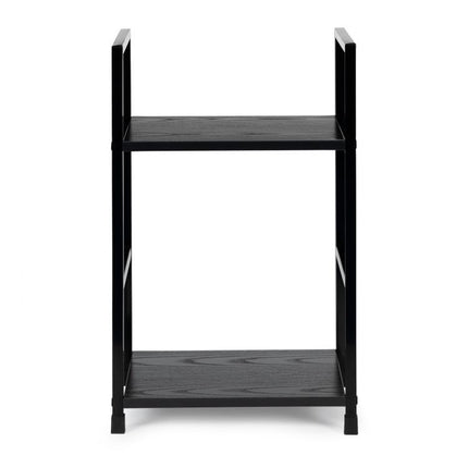 Modern Home industriële loft stijl boekenkast met 2 planken - 48,5 x 29 x 23,5 cm -  Bruin