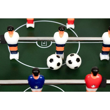 Houten Mini Tafelvoetbalspel Voor Kinderen - Tafelvoetbal Spel - Voetbal Tafel - Mini Voetbaltafel - Kleine Voetbal Tafel - 50,5 x 30,5 x 9,5 cm
