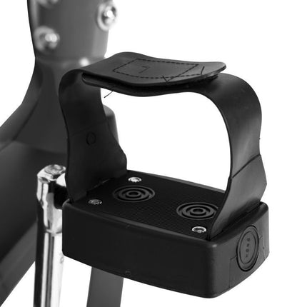 Modern Home Mechanische Hometrainer Fiets Met Verstelbare Weerstand En Computermonitor - Fitnessapparaat- Zwart / grijs