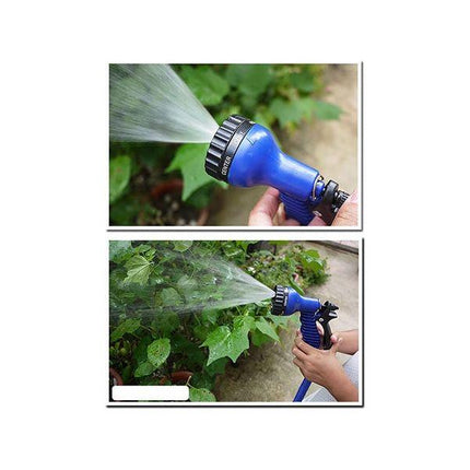 Flexibele Tuinslang Tot 60 Meter Blauw - 7 Sproeistanden - Knikvrij en Lichtgewicht - Neemt Weinig Ruimte In