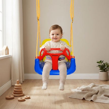 Trendmix Meegroei Schommel 3-in-1 Voor Baby, Peuter & Kleuter – Veilig Met Verstelbare Banden – Voor Binnen & Buiten Gebruik