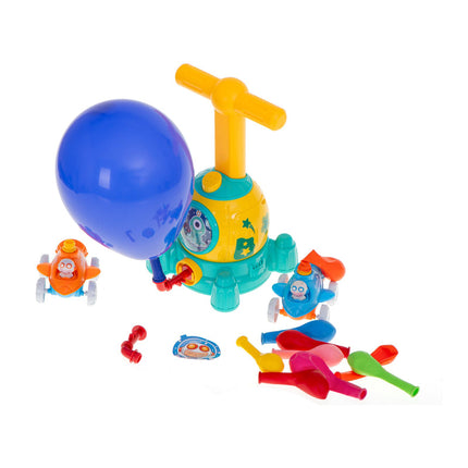 Space ship ballonen werper speelgoed voertuig - incl. Ballonnen en accessoires