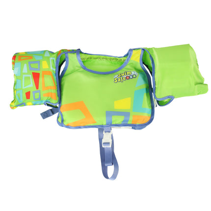 Bestway Zwemvest met Zwemmouwen Groen 3-6 Jaar (19-30 kg) – Schuimvest met Kapok – Veilig Leren Zwemmen
