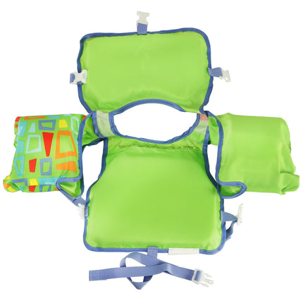 Bestway Zwemvest met Zwemmouwen Groen 3-6 Jaar (19-30 kg) – Schuimvest met Kapok – Veilig Leren Zwemmen