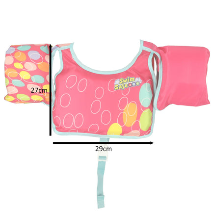 Bestway Zwemvest met Zwemmouwen Roze 3-6 Jaar (19-30 kg) – Schuimvest met Kapok – Veilig Leren Zwemmen