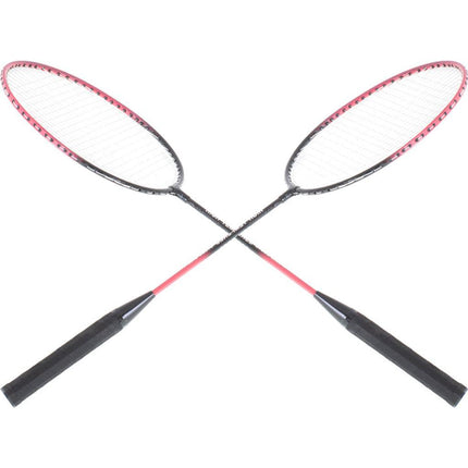 Badmintonrackets in handige tas met handvat - 2 stuks