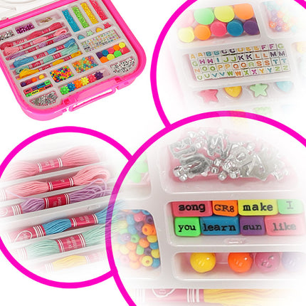 Sieraden set Emoticon voor kinderen - Voor het maken van armbanden en kettingen