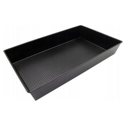 Meyerhoff Bakery Rechthoekige Cakevorm 39,5 cm – Non-Stick Bakvorm – Zwart – Koolstofstaal – Voor Cake, Brood, Gebak & Meer – Ovenbestendig tot 230°C