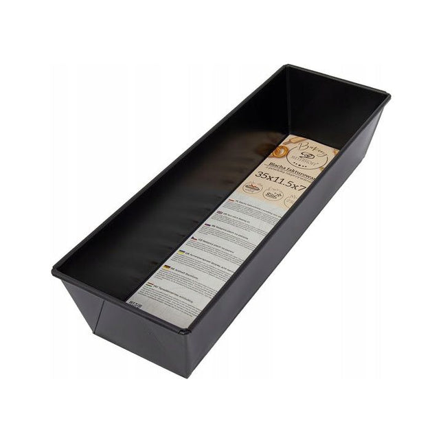 Meyerhoff Rechthoekige Cakevorm 35 cm – Non-Stick Bakvorm – Taartvorm & Broodbakvorm – Antraciet Zwart – Voor Cake, Brood & Ovenschotel – Ovenbestendig tot 230°C