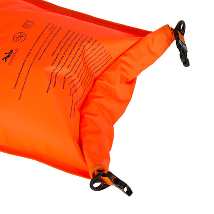 Zwemboei 28 Liter – Opblaasbare Reddingsboei – Waterdichte Zwemzak – Open Water Zwemmen – Met Fluitje – Oranje