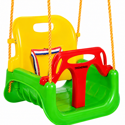 Trendmix Meegroei Schommel 3-in-1 Groen Voor Baby, Peuter & Kleuter – Veilig Met Verstelbare Banden – Voor Binnen & Buiten Gebruik
