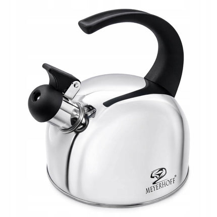 Fluitketel 1,5 Liter – RVS Waterketel met Fluitje – Inductie – Zilver