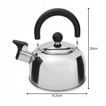 Fluitketel 1,5 Liter – Waterketel met Fluitje – Inductie – RVS