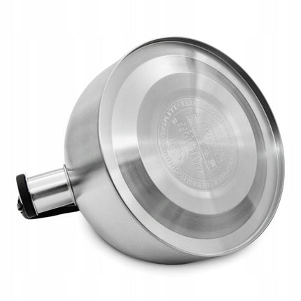 Meyerhoff RVS fluitketel 2,5 liter MH-4156D – Inductie fluitketel voor gas en inductie – Zilverkleurig – Tijdloos en elegant design