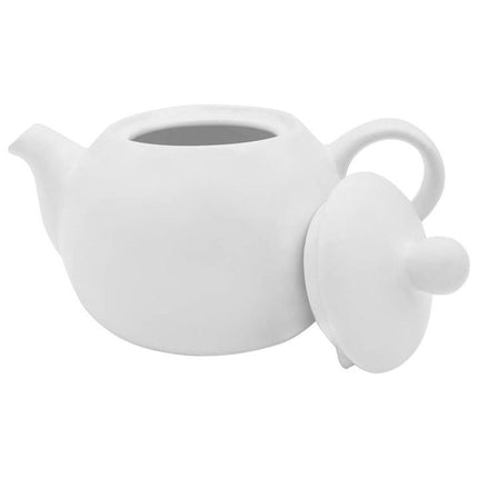 Bella Fiore Porseleinen Theepot met Warmer – 1L Theeset met 2 Witte Mokken – Luxe Geschenkdoos voor Theeliefhebbers