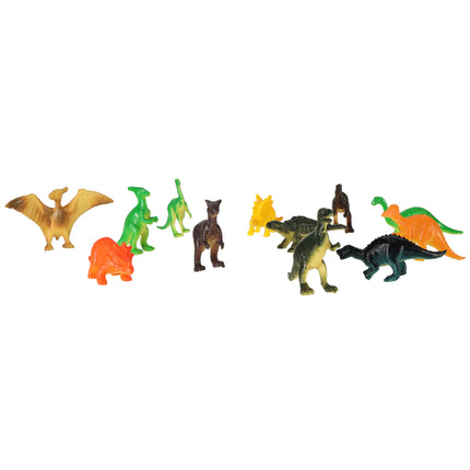 48 Delige Mini Dinosaurus Speelset - Zeedieren Boerderij Dierentuin Speelgoed - Dinofiguren