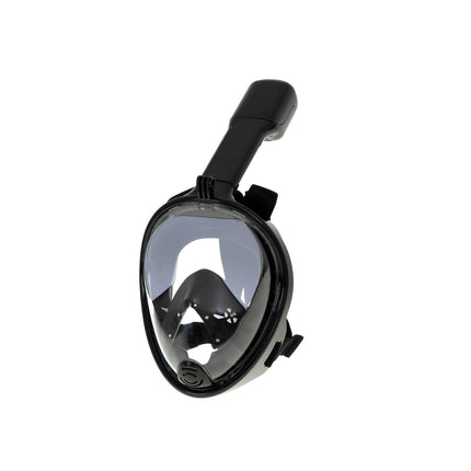 Snorkelmasker Volledig Gezicht L/XL – Full Face Snorkelmasker – Opvouwbaar – Anti Fog – Dry Top – 180° Panoramisch Zicht – Zwart – Met GoPro Houder