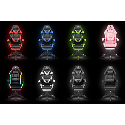 2de kansje Krüger&Matz GX-150 game stoel - gaming chair - gamingstoel - roze / wit