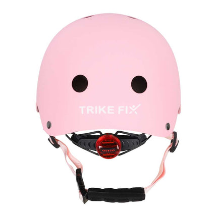 Kinderhelm maat S 48-54 cm – Fietshelm, Step Helm & Skatehelm voor Kinderen – LED Achterlicht – Roze