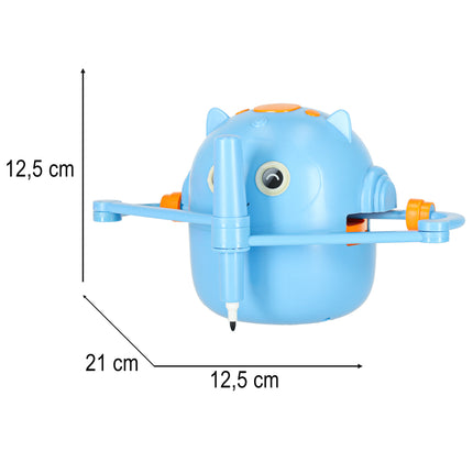 Tekenrobot voor Kinderen – Interactieve Educatieve Robot – Leer Tekenen Stap voor Stap – Inclusief 100 Flashcards – Vanaf 3 Jaar