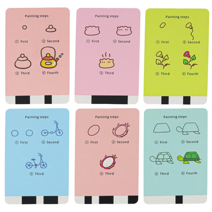 Tekenrobot voor Kinderen – Interactieve Educatieve Robot – Leer Tekenen Stap voor Stap – Inclusief 100 Flashcards – Roze – Vanaf 3 Jaar