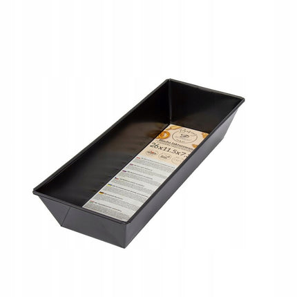 Meyerhoff Rechthoekige Cakevorm 26 cm – Non-Stick Bakvorm – Antraciet Zwart – Koolstofstaal – Voor Cake, Gebak & Meer – Ovenbestendig tot 230°C