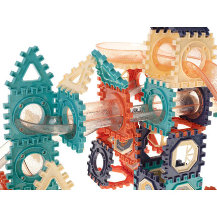 110-delige Knikkerbaan Marble Run Bouwset – 3D Bouwen – Educatief Speelgoed – Vanaf 3 Jaar – Kleurrijk Kunststof