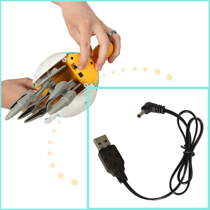 Kruipende En Dansende Krab Muzikaal Speelgoed Met Geluid - Interactief En Educatief Speelgoed Voor Kinderen En Baby's - Baby speelgoed - Sensorisch Speelgoed - Oplaadbare 3,7V Batterij - Groen