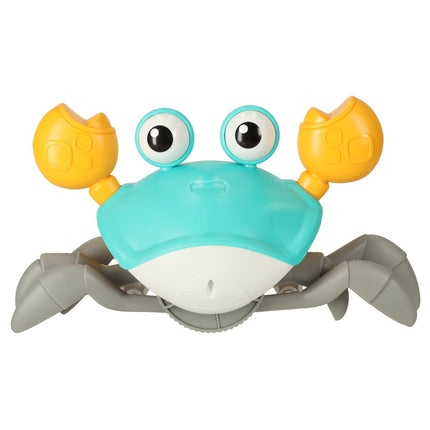 Kruipende En Dansende Krab Muzikaal Speelgoed Met Geluid - Interactief En Educatief Speelgoed Voor Kinderen En Baby's - Baby speelgoed - Sensorisch Speelgoed - Oplaadbare 3,7V Batterij - Groen
