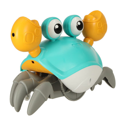 Kruipende En Dansende Krab Muzikaal Speelgoed Met Geluid - Interactief En Educatief Speelgoed Voor Kinderen En Baby's - Baby speelgoed - Sensorisch Speelgoed - Oplaadbare 3,7V Batterij - Groen