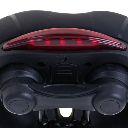 Comfortabel Fietszadel – Breed Zadel met Schuim & LED Achterlicht