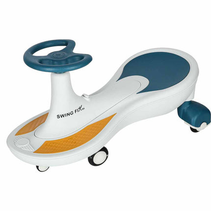 LED Swing Car Zwaartekrachtauto met LED Wielen en Muziek – Schommelauto – Wiggle Car – Blauw/Wit – Tot 100 kg
