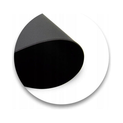 Tragar Placemats Set van 6 – Zwart – Kunststof PVC 35x45 cm – Hittebestendig & Krasvrij – Asymmetrisch Design