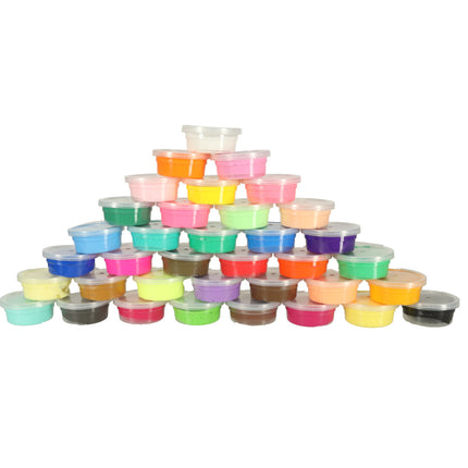 Ikonka Magic Foamcoline magisch speelschuim Inclusief Accessoires - Magisch Foam Speelset 36 x 15 gram