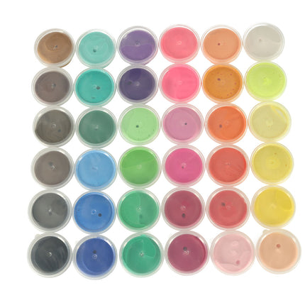 Ikonka Magic Foamcoline magisch speelschuim Inclusief Accessoires - Magisch Foam Speelset 36 x 15 gram